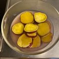 クック4S1NRW☆'s cooksnap of when they made ＊レンジで簡単＊さつま芋のレモン煮＊.