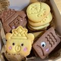 みーゆーきー's cooksnap of when they made 簡単！型抜きクッキーで遊ぼう♪.