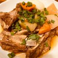 Ipong's cooksnap of when they made 圧力鍋deスペアリブと大根のコチジャン煮.