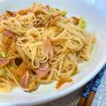 rima0811's cooksnap of when they made ランチ！簡単！そうめんチャンプルー.