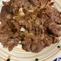 んりおか's cooksnap of when they made 簡単！ガッツリお肉！シャリアピンステーキ.
