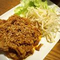 ざんじ's cooksnap of when they made 韓国風焼肉　ヤンニョム豚カルビ風.