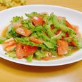 ルパンのかあさん☆彡's cooksnap of when they made ☀ゴーヤとトマトの酢の物☀健康サラダ.
