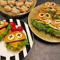 くろまめサンボ's cooksnap of when they made 簡単♪Halloweenサンドイッチ弁当.