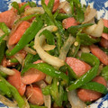 クックMOYN5I☆'s cooksnap of when they made お弁当あと一品！ピーマンとタマネギ炒め.
