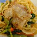 ばたみそーぱん☆'s cooksnap of when they made ハマる♡小松菜&豚バラ肉の上海風焼きそば.