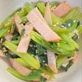 YU♡CO's cooksnap of when they made 5分副菜♪小松菜とハムの中華サラダ.