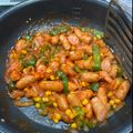 ☆★あーこ★☆'s cooksnap of when they made ウインナーと玉ねぎのケチャップ炒め.