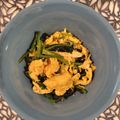 tikariri's cooksnap of when they made 脱・炒め物♪ほうれん草と卵のサラダ.