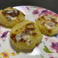 あや（｡・ｗ・｡）'s cooksnap of when they made 【農家のレシピ】チーズ入り☆じゃがいも餅.