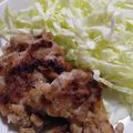 クック9AQ0X5☆'s cooksnap of when they made ステーキ味☆豚こま肉の玉ねぎドレ炒め.
