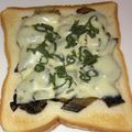 ミロ9607's cooksnap of when they made 茄子の焦がしバター醤油トースト.