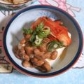 mmameco's cooksnap of when they made キムチ納豆冷奴.