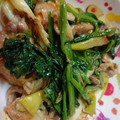やっちん☆'s cooksnap of when they made 厚揚げとほうれん草のスタミナ炒め.