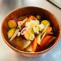 azbjbn's cooksnap of when they made 具だくさん根菜みそ汁.
