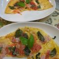 真理かあさん's cooksnap of when they made ライスペーパーピザ♪パジルベーコンチーズ.