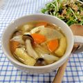 在宅勤務のおじさん's cooksnap of when they made 簡単！けんちん汁風スープ.