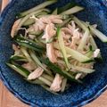 michi1102's cooksnap of when they made ☆即席1品☆ササミキュウリの中華風サラダ.