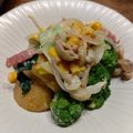ばたみそーぱん☆'s cooksnap of when they made ☆新じゃがベーコン、ブロッコリーソテー☆.