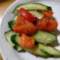 クックHIYL6I☆'s cooksnap of when they made ごま油風味♡きゅうりとトマトのナムル風.