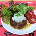カリーナ's cooksnap of when they made ふっくら肉厚♡和風おろしポン酢ハンバーグ.