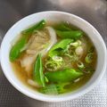azbjbn's cooksnap of when they made 新玉ねぎとスナップエンドウの味噌汁.