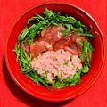 kose's cooksnap of when they made 漬けマグロねぎとろ丼.