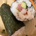 mantacarp's cooksnap of when they made 海外で恵方巻き☆おもてなし☆卵焼き太巻き.