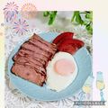 ♪としクック♪'s cooksnap of when they made 膜の張った目玉焼きとカリカリベーコン.