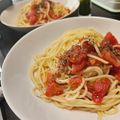 ✿月華❀'s cooksnap of when they made 冷凍トマトで冷製トマトパスタ.