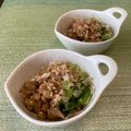 ビートルズ食堂's cooksnap of when they made 父親の好きな納豆の食べ方②野沢菜混ぜ.