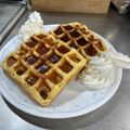 ミアンミアン's cooksnap of when they made アメリカンワッフル☆まぜるだけ♪.