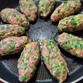ｸﾏﾘｴ's cooksnap of when they made 豚ひき肉とセロリの焼きソーセージ風.