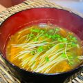料理男子部🍻's cooksnap of when they made 貝割れのお味噌汁.