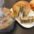 ミュッキー's cooksnap of when they made しっとりチョコマーブルシフォンケーキ17.