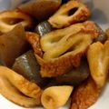 tsmitaka's cooksnap of when they made こんにゃく×ちくわ☆ピリ辛煮.