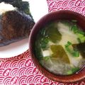 花時計咲いた's cooksnap of when they made わかめと豆腐の大根だし味噌汁.