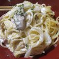 sabo152's cooksnap of when they made 簡単濃厚♡牡蠣ベーコンのクリームパスタ。.