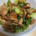 みるく大福's cooksnap of when they made ☼カリカリ鶏皮のネギポン酢和え.