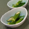 Dellaたん's cooksnap of when they made おくらのわさび醤油漬け.
