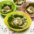 chocoraママ's cooksnap of when they made お弁当に♬ピーマンカップでミートボール.