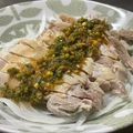 ★なみ☆'s cooksnap of when they made ゆで鶏で作る★ぷりぷり鶏もも肉のよだれ鶏.