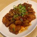さきかよ's cooksnap of when they made 鶏ムネ肉の簡単！旨辛！ヤンニョムチキン.