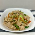 かふぇおれぼーる's cooksnap of when they made 【時短10分】豚肉とチンゲン菜の中華炒め.