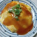 まぶたん's cooksnap of when they made 卵ふわふわ！まろやかで美味しい天津飯💗.