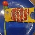 はみころ's cooksnap of when they made こどもの日に！こいのぼりオムライス.