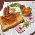 こつゆ514's cooksnap of when they made 簡単♡絶品♡カリカリチーズトースト♡.