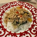 秘書のレシピ's cooksnap of when they made 本格本場のガパオライス　鶏肉のガパオ炒め.