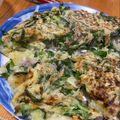 chara24653's cooksnap of when they made 簡単★我が家のチヂミ。チーズ入り！.