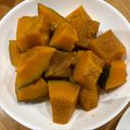 ママメイン！時々子供's cooksnap of when they made レンジにお任せでも本格的　かぼちゃの煮物.